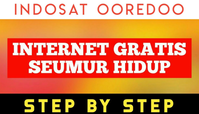 Cara Internet Gratis Indosat Seumur Hidup